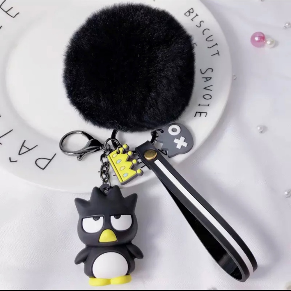 Bad Badtz Maru Pom Pom Keychain